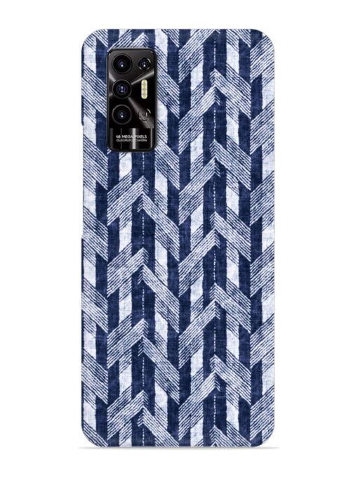 Abstract Herringbone Motif Snap Case for Tecno Pova 2 Zapvi