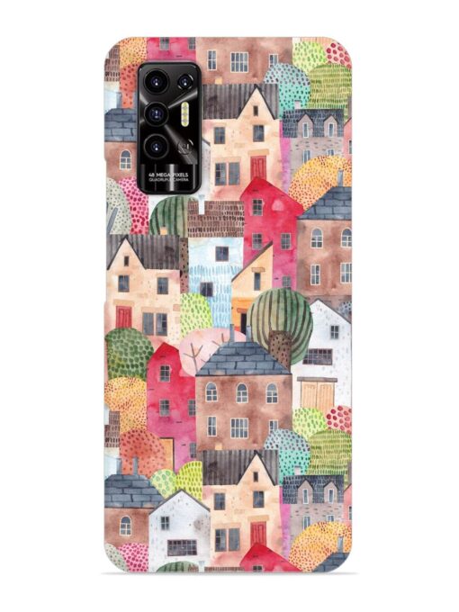 Abstract Seamless Pattern Snap Case for Tecno Pova 2 Zapvi