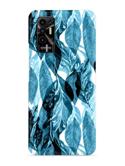 Leaves Pattern Jungle Snap Case for Tecno Pova 2 Zapvi