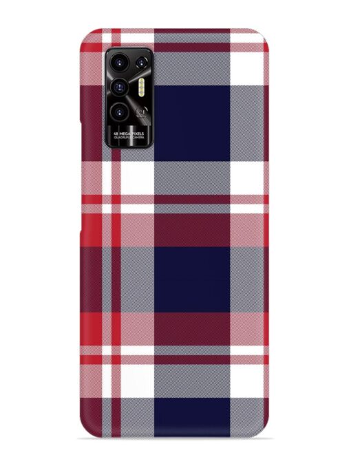 Classic Plaid Tartan Snap Case for Tecno Pova 2