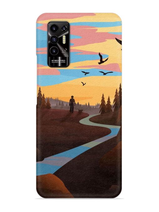 Natural Landscape Art Snap Case for Tecno Pova 2 Zapvi