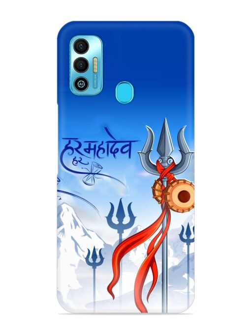 Har Har Mahadev Trishul Snap Case for Tecno Spark 7T