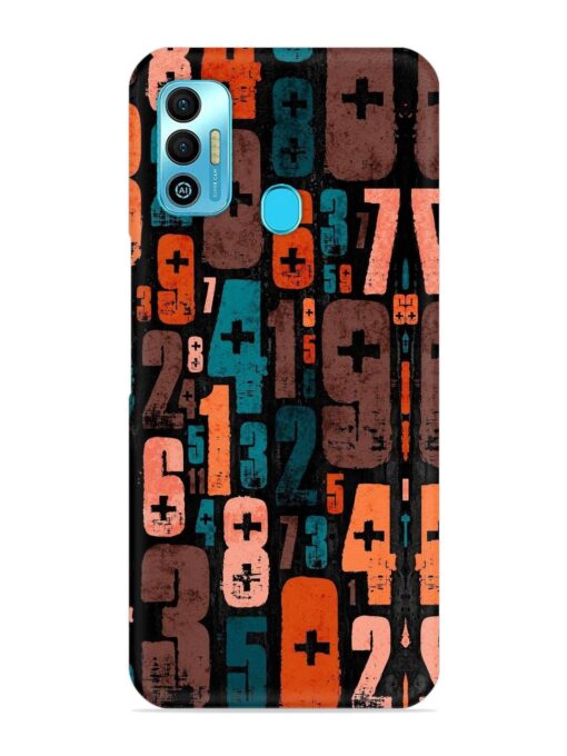 0 To 9 Art Snap Case for Tecno Spark 7T Zapvi