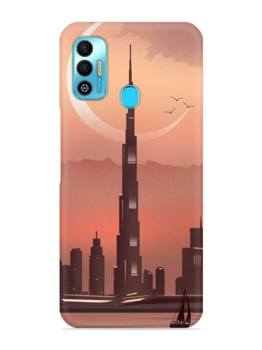 Landmark Burj Khalifa Snap Case for Tecno Spark 7T