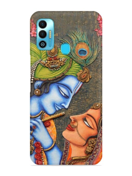 Lord Radha Krishna Flute Art Snap Case for Tecno Spark 7T Zapvi