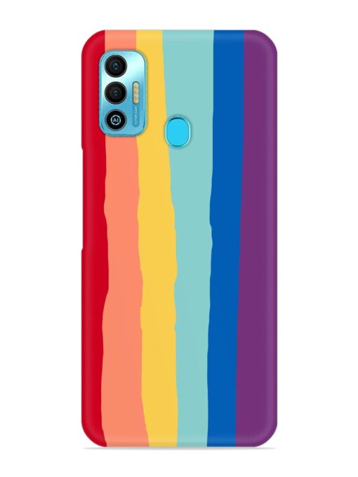 Rainbow Genuine Liquid Snap Case for Tecno Spark 7T