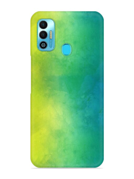 Yellow Green Gradient Snap Case for Tecno Spark 7T