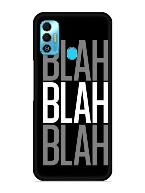 Blah Blah Blah Wallpaper Snap Case for Tecno Spark 7T