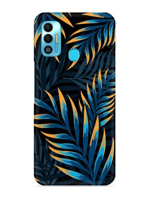 Abstract Leaf Art Snap Case for Tecno Spark 7T Zapvi