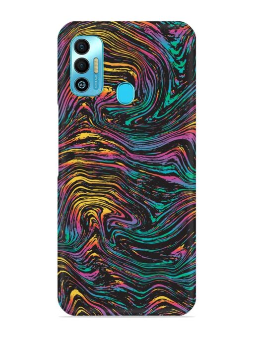 Abstract Liquid Colors Snap Case for Tecno Spark 7T Zapvi