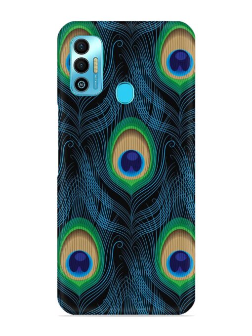 Seamless Pattern Peacock Snap Case for Tecno Spark 7T