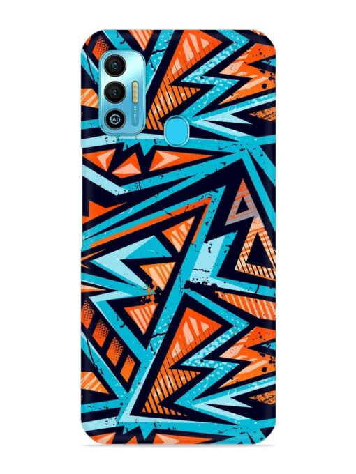 Abstract Seamless Grunge Snap Case for Tecno Spark 7T