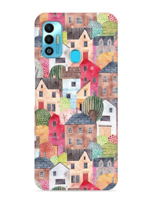 Abstract Seamless Pattern Snap Case for Tecno Spark 7T