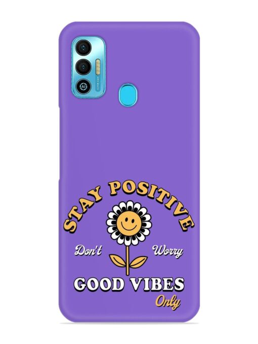 Retro Positive Flower Snap Case for Tecno Spark 7T