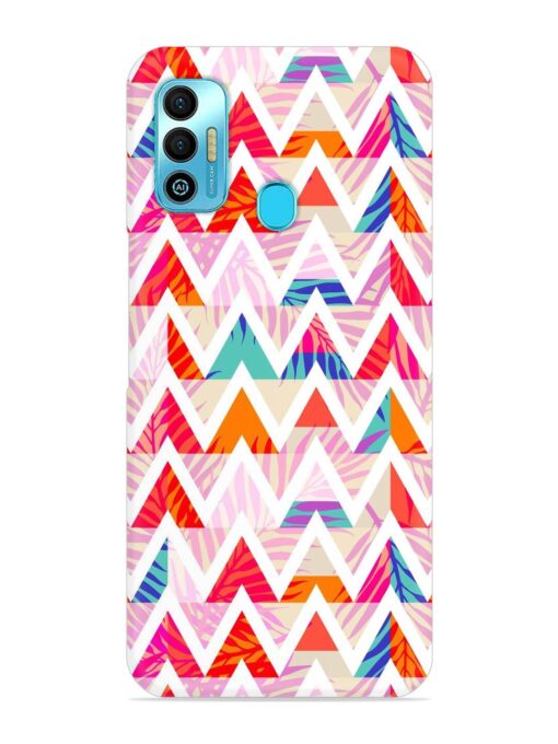 Abstract Triangle Background Snap Case for Tecno Spark 7T Zapvi