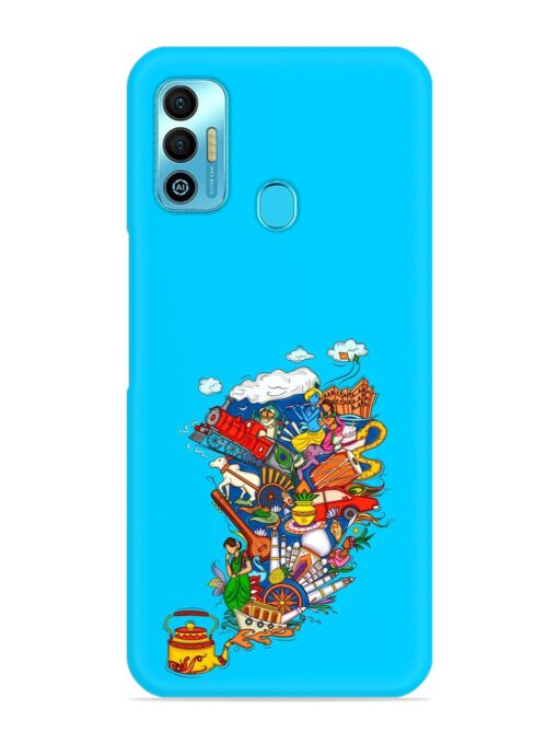 Vector Design Indian Snap Case for Tecno Spark 7T