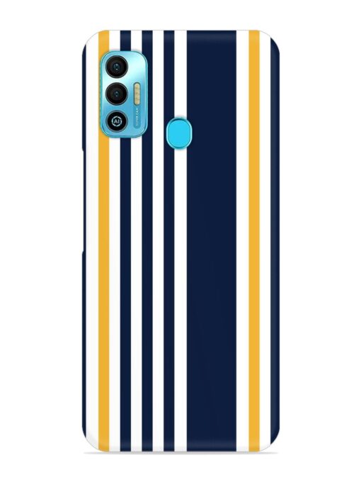 Seamless Stripe Pattern Snap Case for Tecno Spark 7T