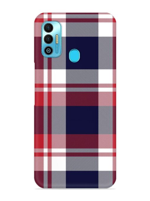 Classic Plaid Tartan Snap Case for Tecno Spark 7T Zapvi