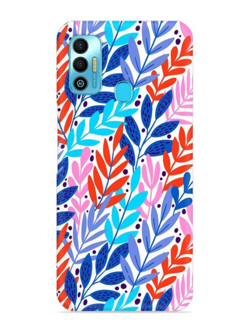 Bright Floral Tropical Snap Case for Tecno Spark 7T