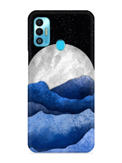 Full Moon Mountain Vector Snap Case for Tecno Spark 7T