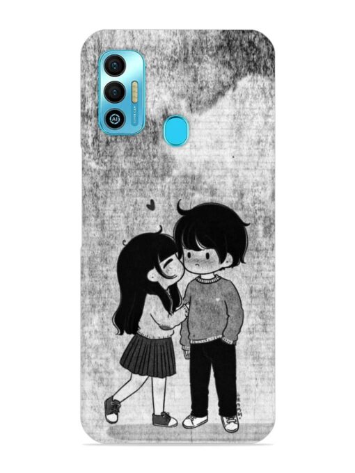 Couple Love Highlights Snap Case for Tecno Spark 7T