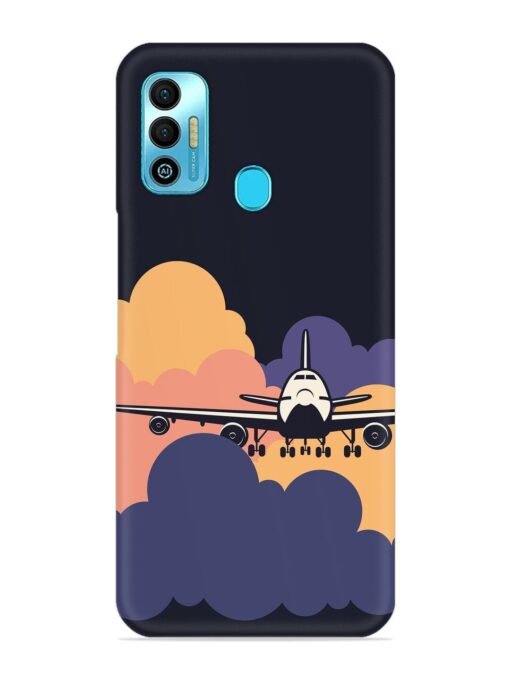 Aeroplane vector Snap Case for Tecno Spark 7T