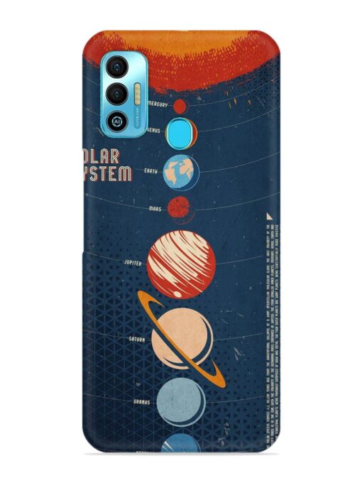 Solar System Vector Snap Case for Tecno Spark 7T