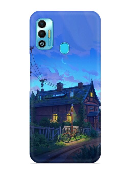 Beautiful Village House Snap Case for Tecno Spark 7T