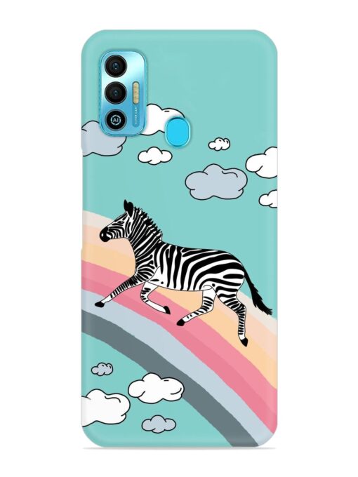 Running Zebra Snap Case for Tecno Spark 7T