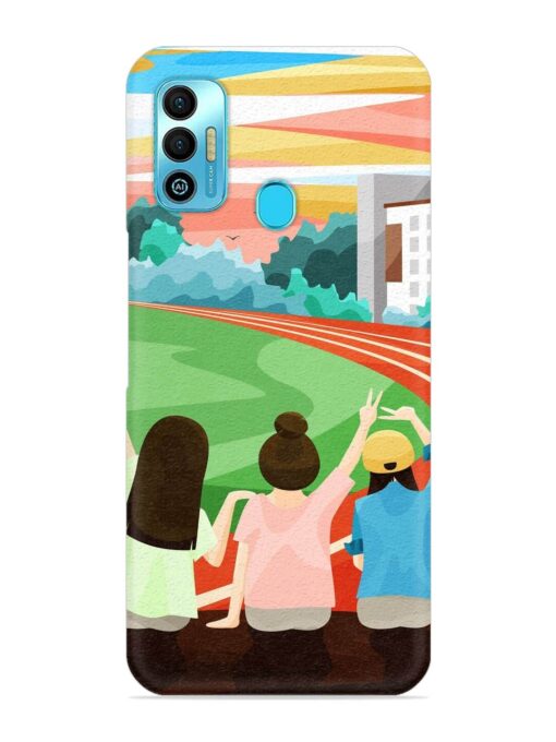 School Playground Snap Case for Tecno Spark 7T