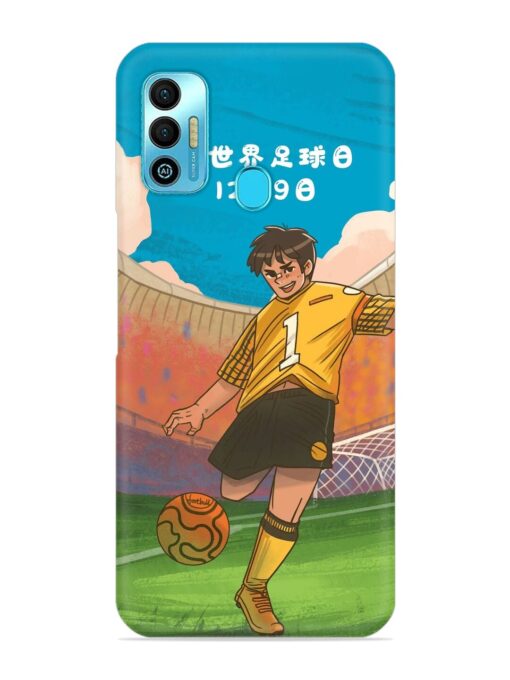 Soccer Kick Snap Case for Tecno Spark 7T