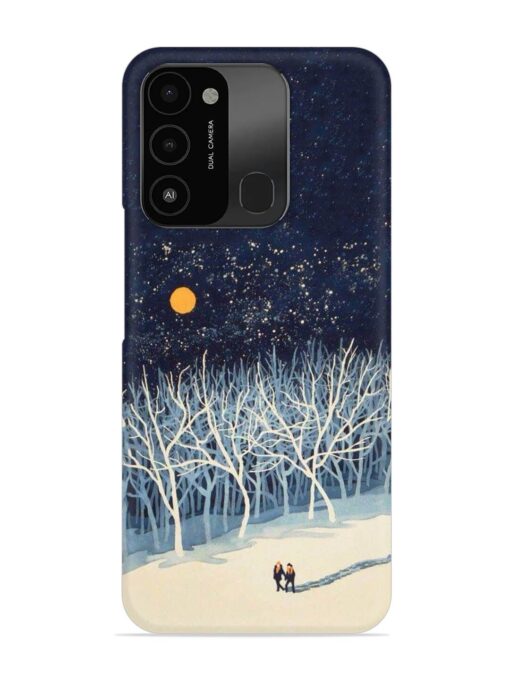 Full Moon Snowshoe Tour Snap Case for Tecno Spark 8C Zapvi