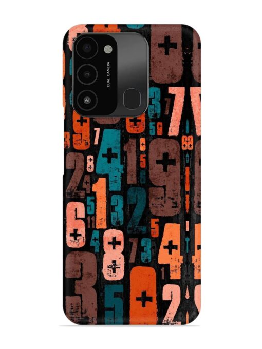 0 To 9 Art Snap Case for Tecno Spark 8C Zapvi