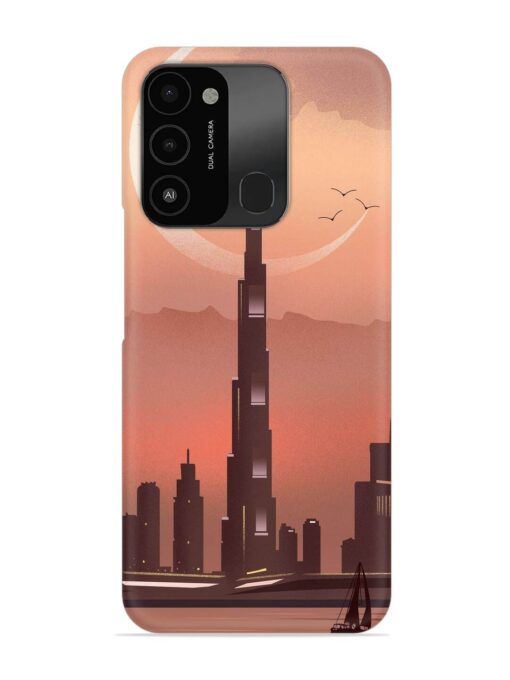 Landmark Burj Khalifa Snap Case for Tecno Spark 8C