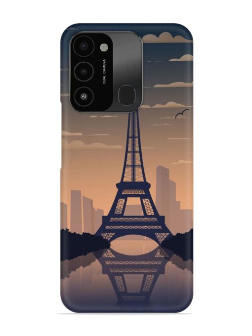 France Paris Eiffel Tower Gradient Snap Case for Tecno Spark 8C Zapvi