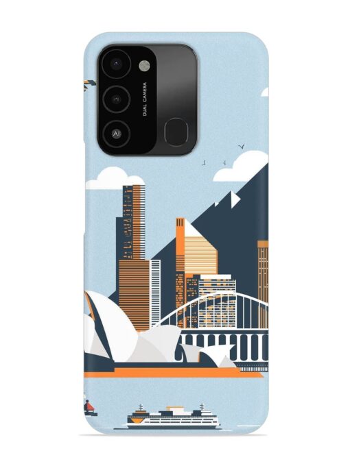 Sydney Opera Landscape Snap Case for Tecno Spark 8C Zapvi