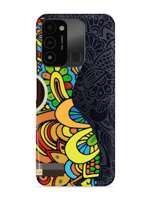 Guitar Vector Art Snap Case for Tecno Spark 8C