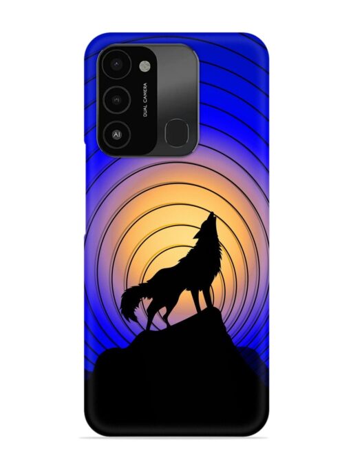 Fox Roaring Design Snap Case for Tecno Spark 8C Zapvi