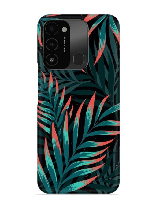 Green Leaf Art Snap Case for Tecno Spark 8C