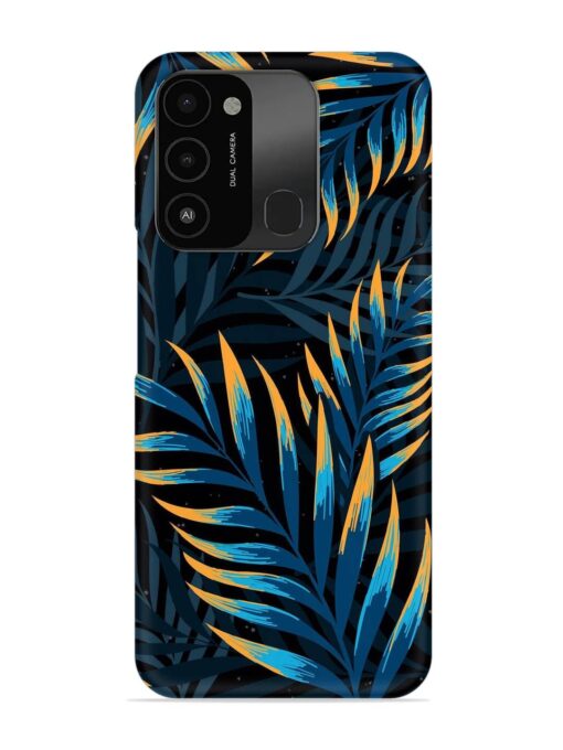 Abstract Leaf Art Snap Case for Tecno Spark 8C Zapvi