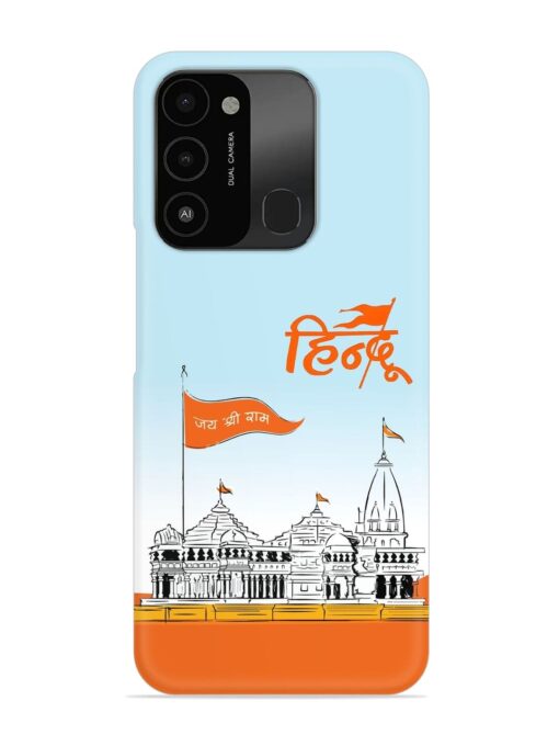 Ram Mandir Hindu Snap Case for Tecno Spark 8C Zapvi