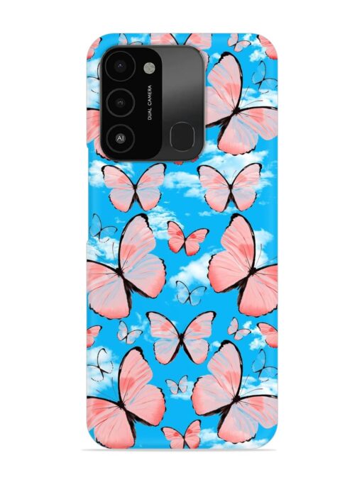 Seamless Pattern Tropical Snap Case for Tecno Spark 8C