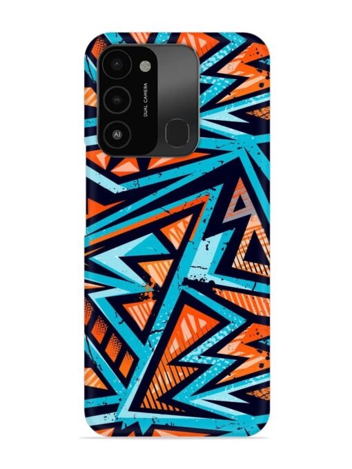 Abstract Seamless Grunge Snap Case for Tecno Spark 8C Zapvi