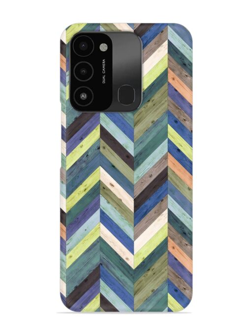 Chevron Random Color Snap Case for Tecno Spark 8C Zapvi