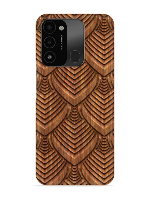 Carved Pattern On Snap Case for Tecno Spark 8C