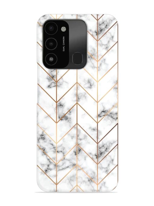 Vector Marble Texture Snap Case for Tecno Spark 8C