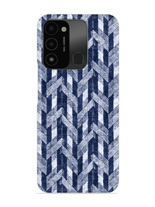 Abstract Herringbone Motif Snap Case for Tecno Spark 8C Zapvi