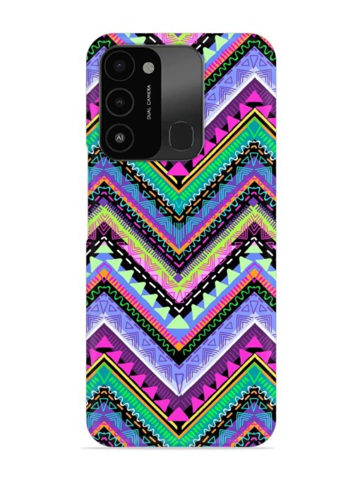 Tribal Aztec Print Snap Case for Tecno Spark 8C