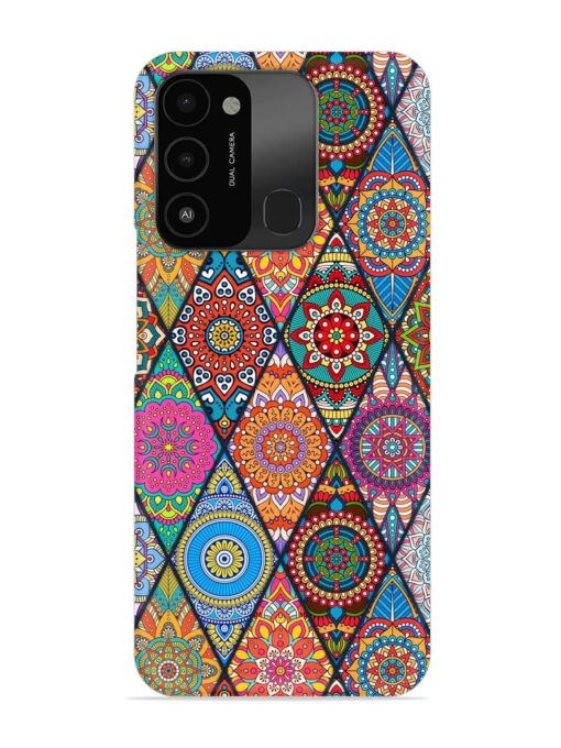 Seamless Tile Pattern Snap Case for Tecno Spark 8C