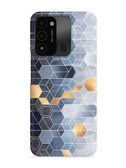 Geometric Abstraction Hexagons Snap Case for Tecno Spark 8C